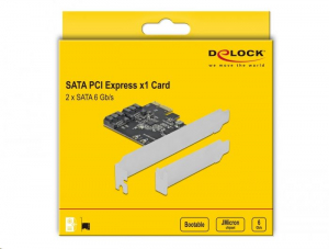 DeLock 2x SATA bővítő kártya PCI-E (90431)